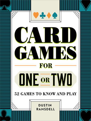 cover image of Card Games for One or Two